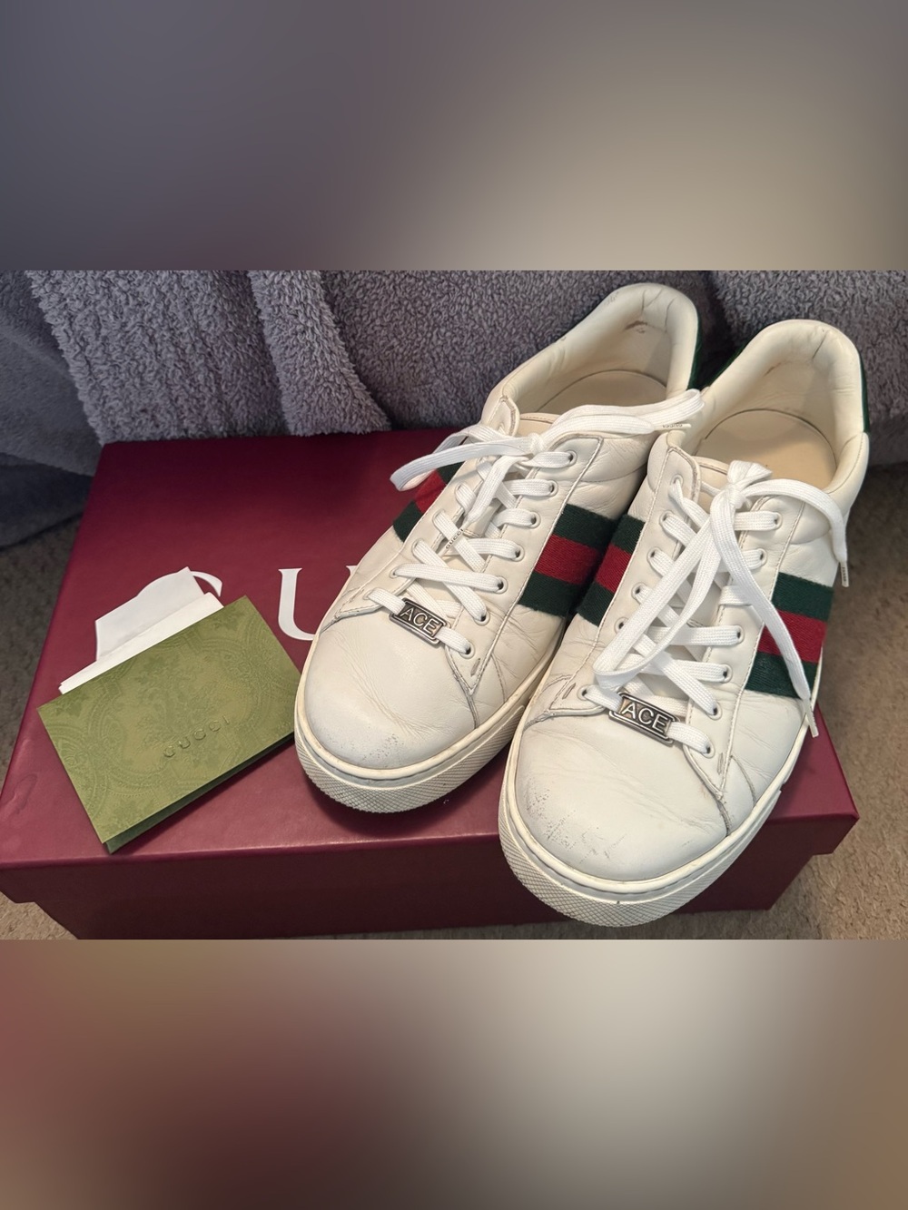 Men's Gucci Ace sneaker with Web